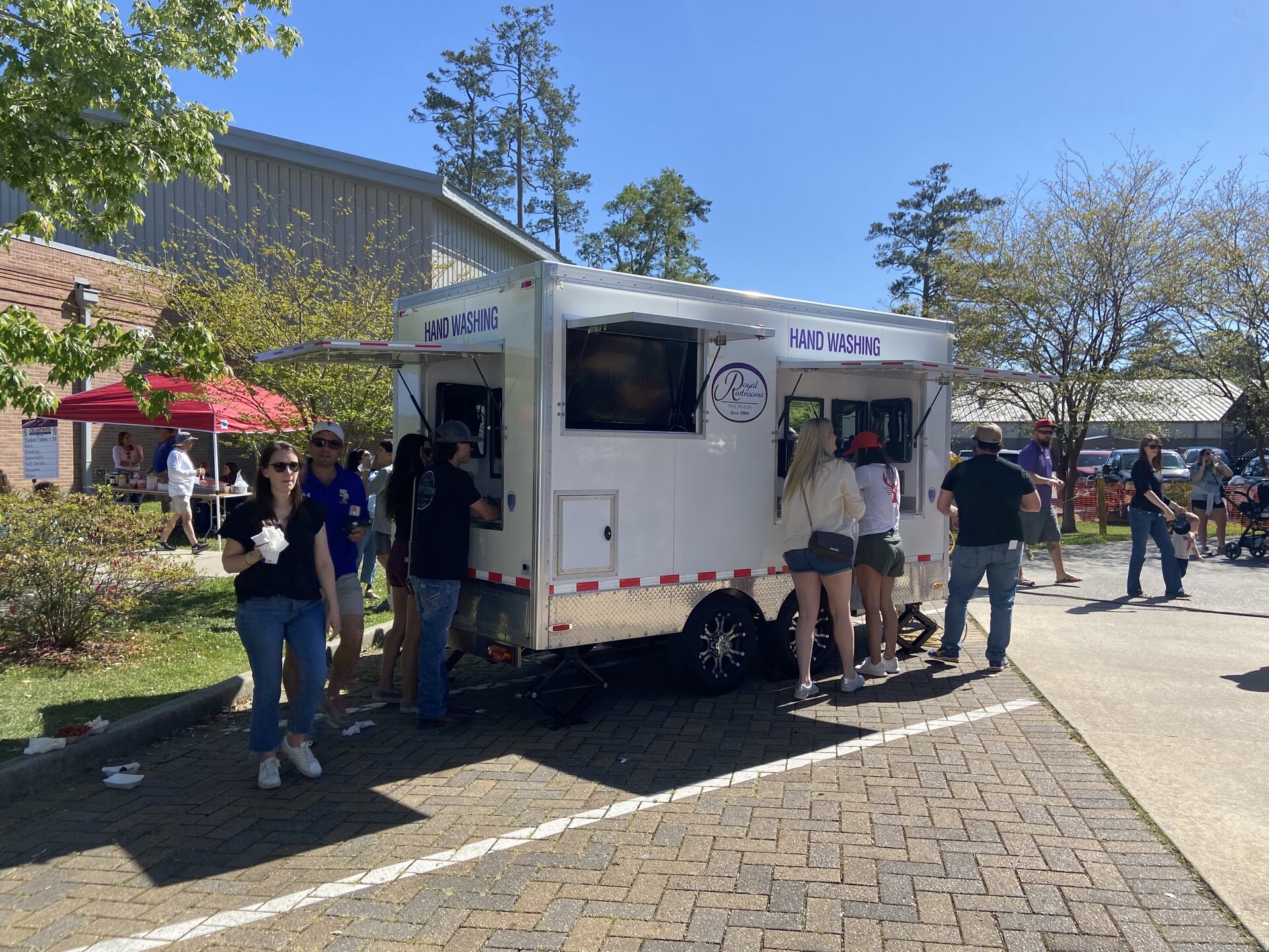 Handwashing trailer