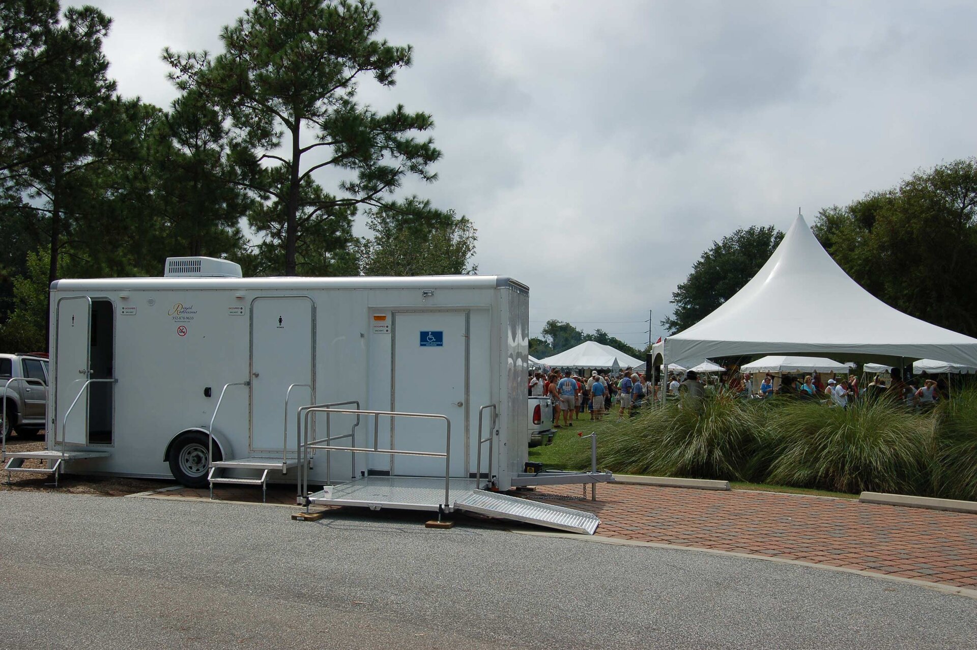 Portable Bathroom and Shower Rentals for Festivals